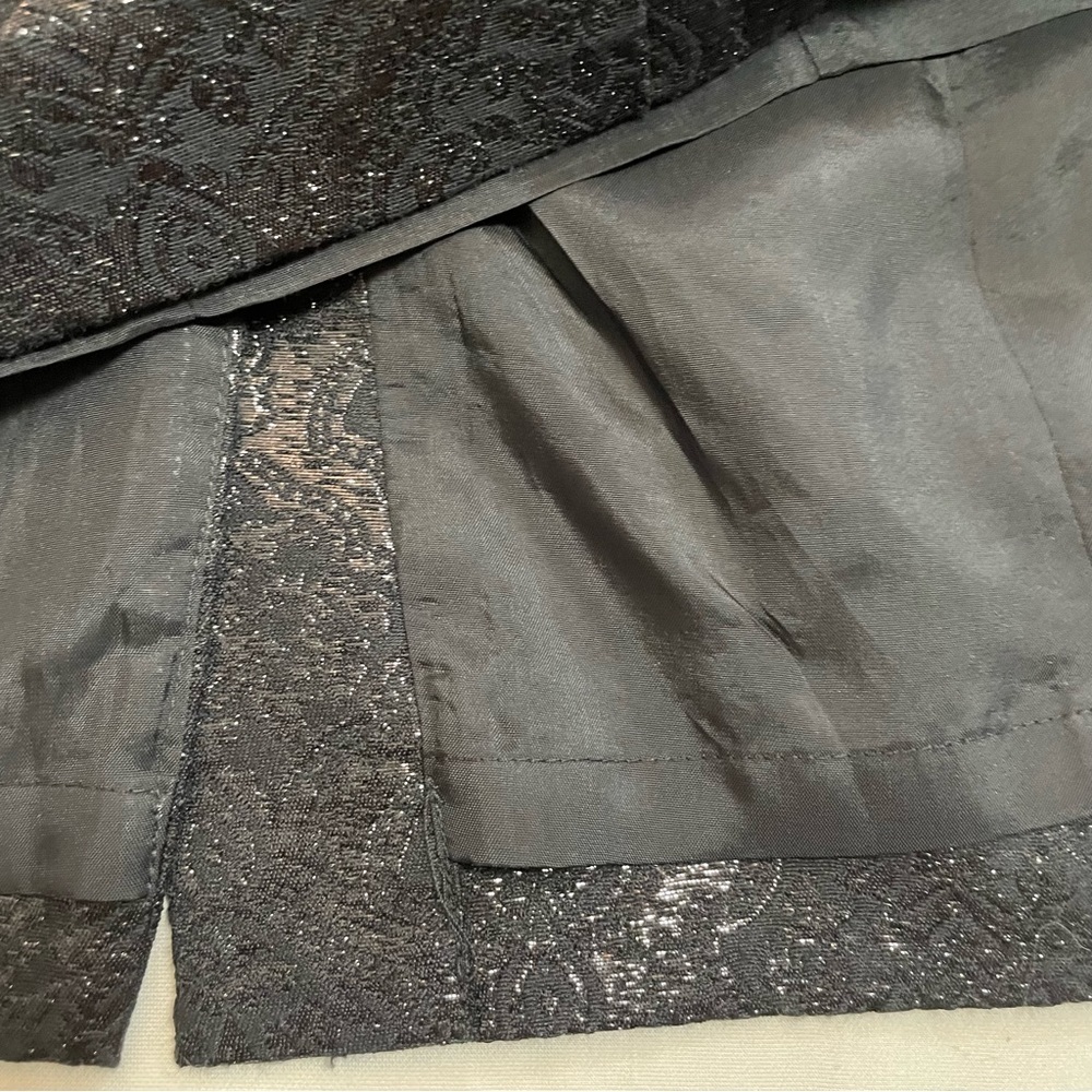 New Banana Republic Black Silk Blend Sleeveless Shift Dress Size 6 - Picture 10 of 10